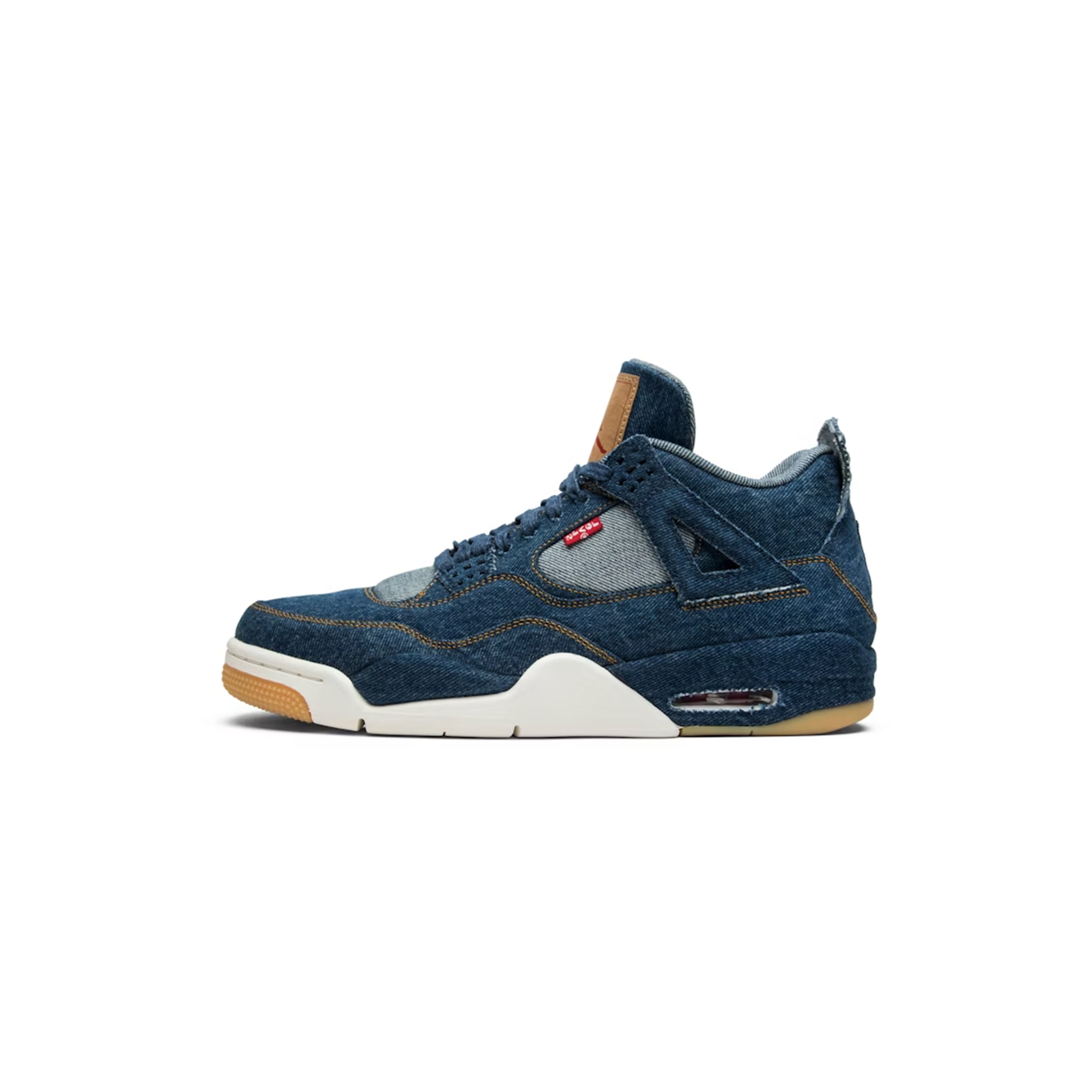 NIKE JORDAN 4 RETRO LEVI'S DENIM TAG WITH LEVI'S LOGO AO2571-401